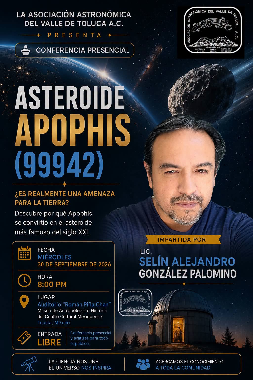 ¿Un asteroide impactará la Tierra? Ven y descúbrelo