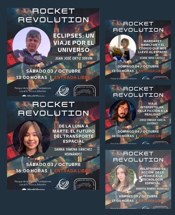 🚀 ¡Comenzamos con las conferencias de la Semana Mundial del Espacio 2026! 🌎✨